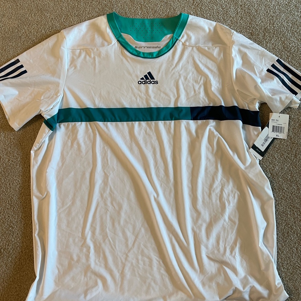 NWT Adidas Barricade Climacool T-shirt Size XL